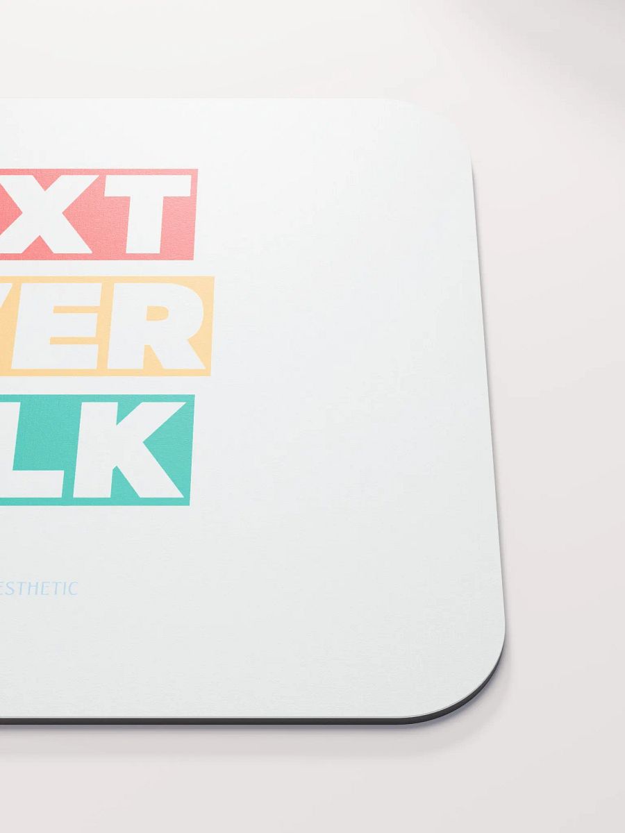 Text Over Talk Mouse Pad product image (5)