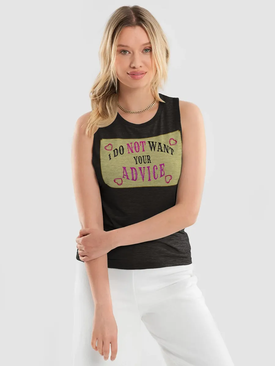 No Advice Tank Top W product image (3)