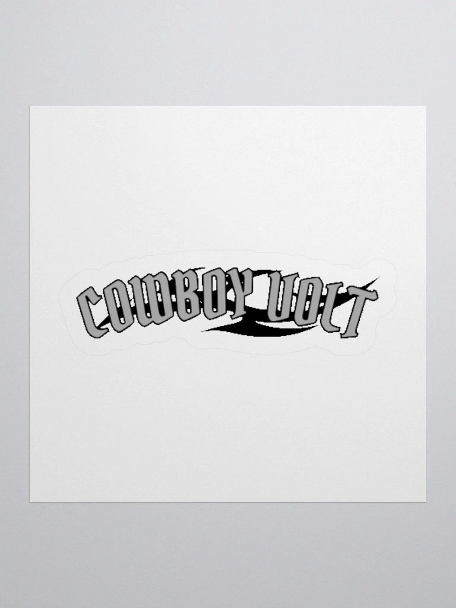 Cowboy Volt Kiss Cut Stickers product image (2)