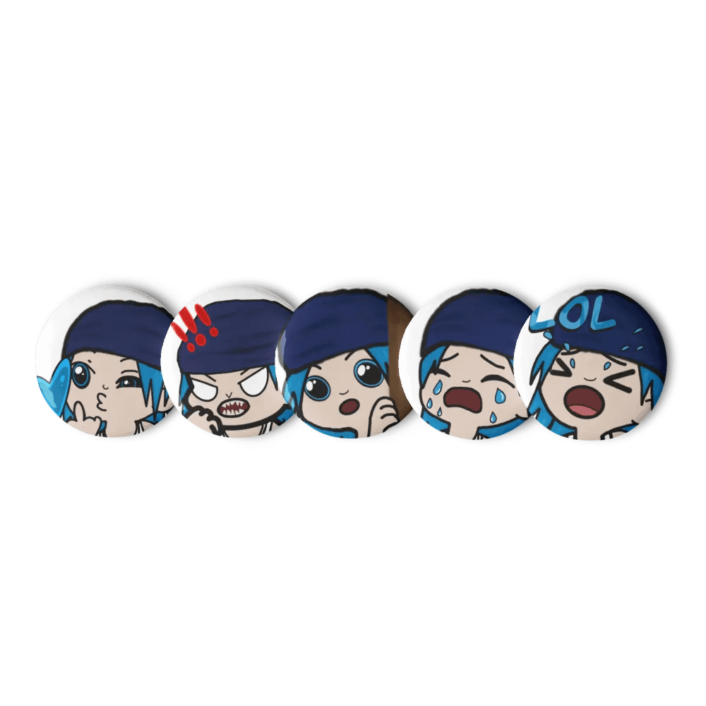 Hella Emoji Pin Button Set product image (4)