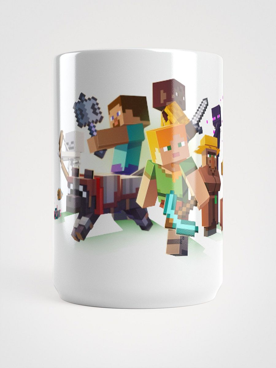 Minecraft White Glossy Mug product image (5)