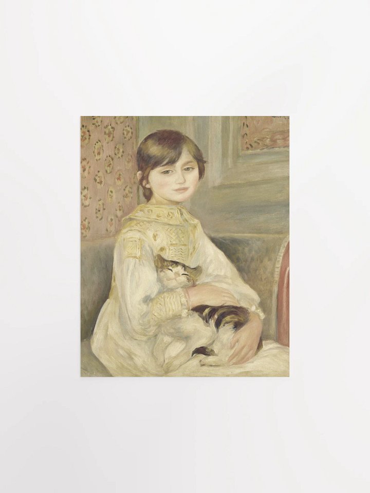 ''Julie Manet, also known as the Child with the Cat'' by Pierre-Auguste Renoir Poster product image (1)