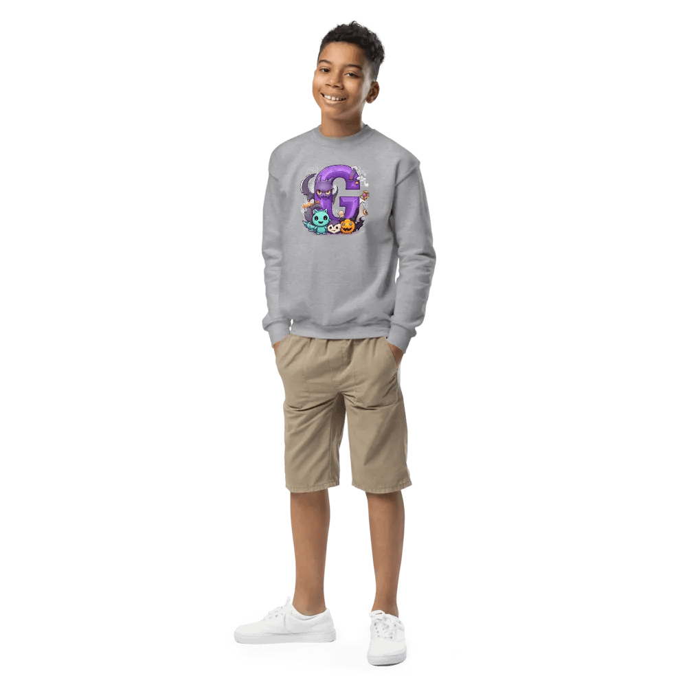 Cute Halloween Monogram Letter G Sweatshirt product image (2)