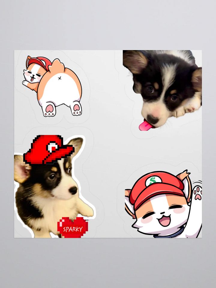 Slayer+Sparky Super Show limited print Kiss cut stickers 4-in-1 (up to 5.5" square set) product image (1)