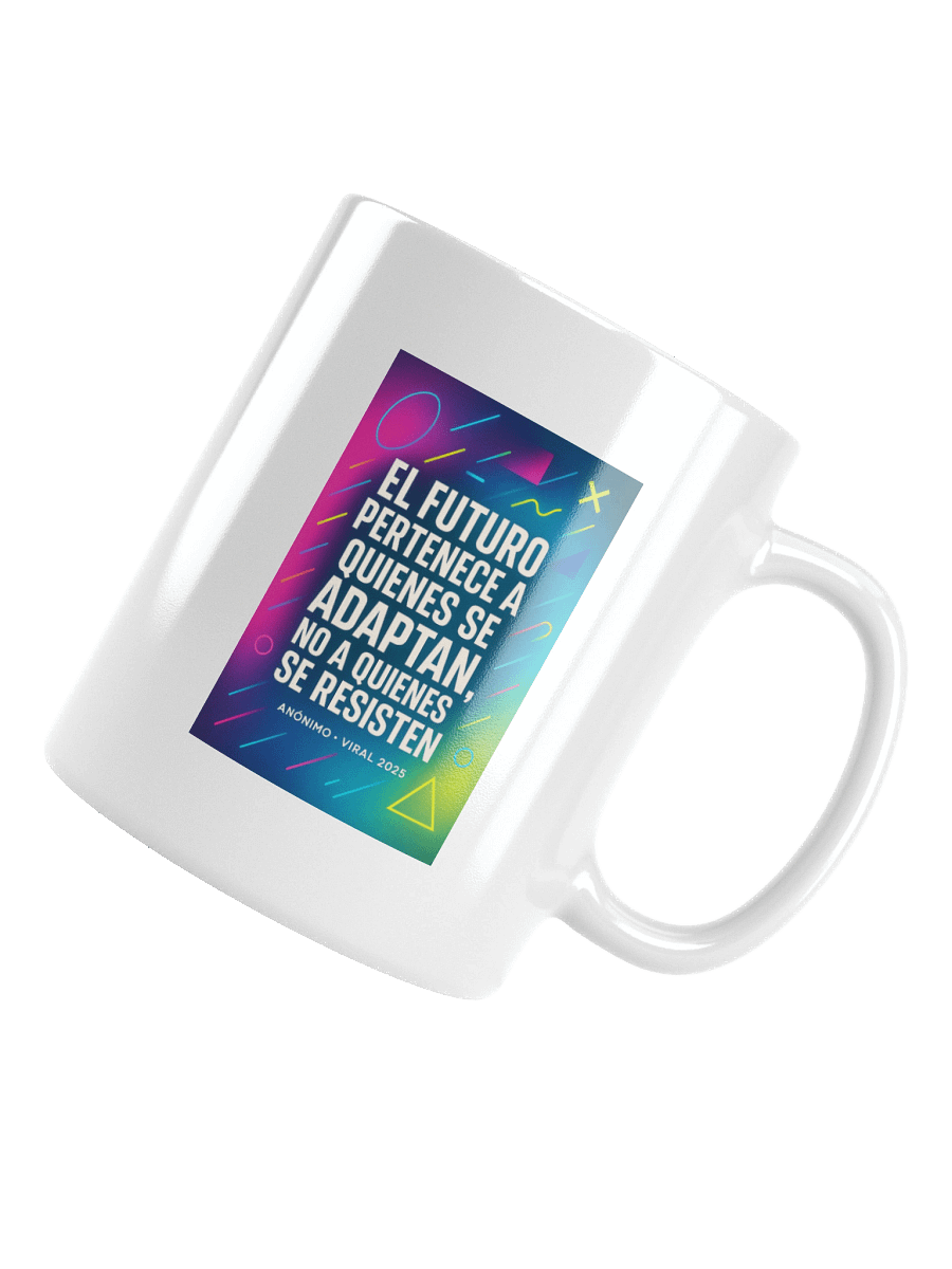 TAZA ultra-premium viral con estética trending 2025 y cita sobre adaptación product image (13)
