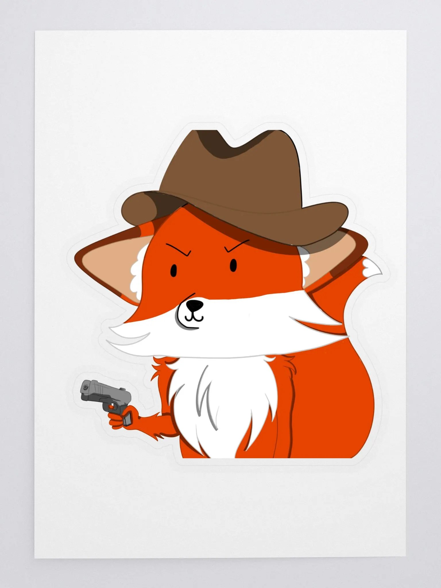 Fox Cowboy Sticker product image (3)