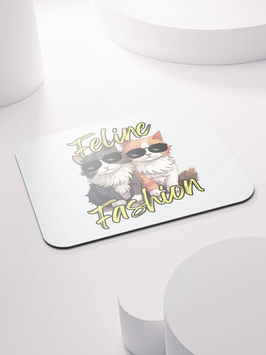 Feline Fashion Cool Cats Mouse Pad product image (4)