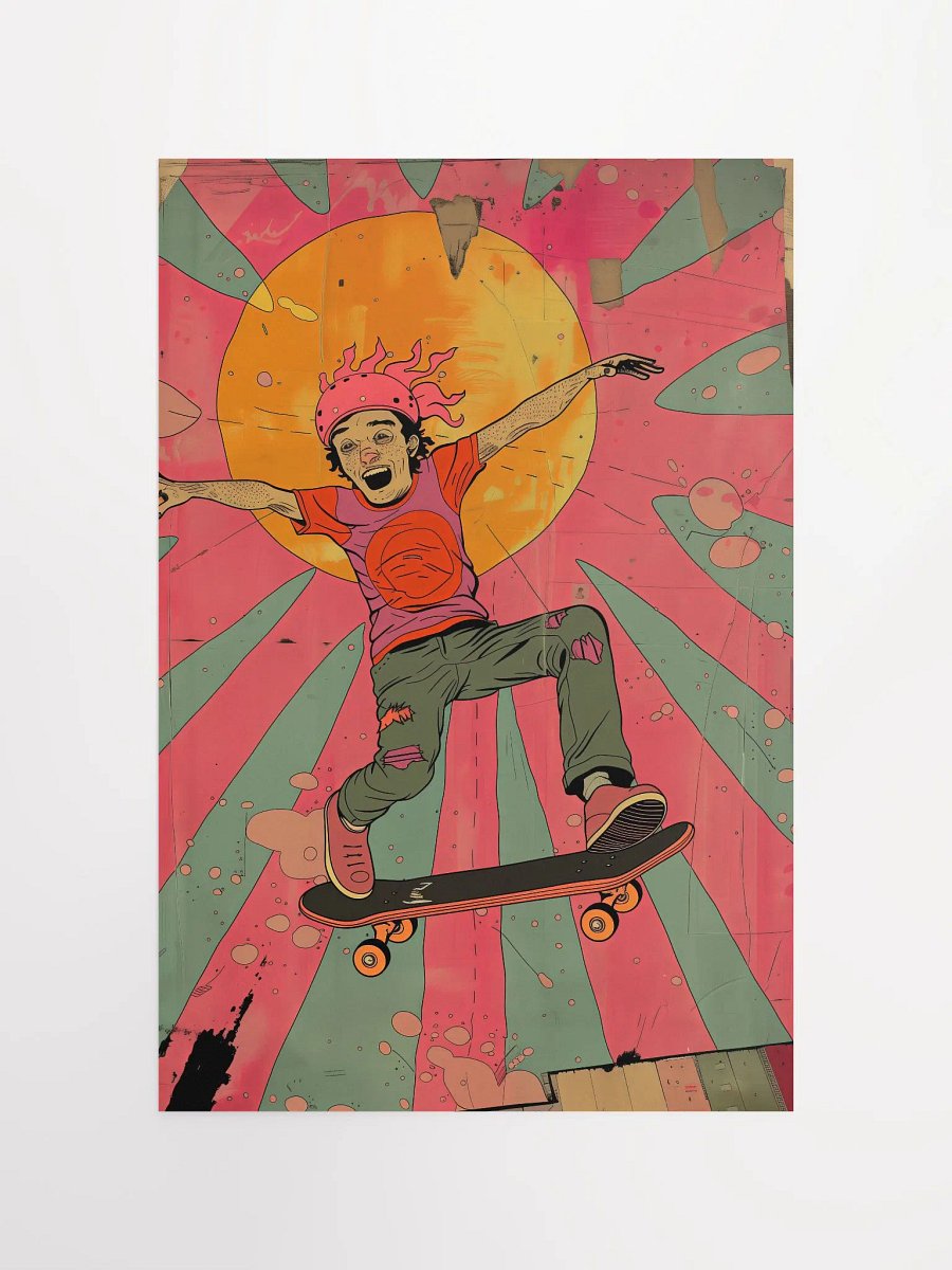 Rad Ramp Ripper Pop Art Poster product image (7)