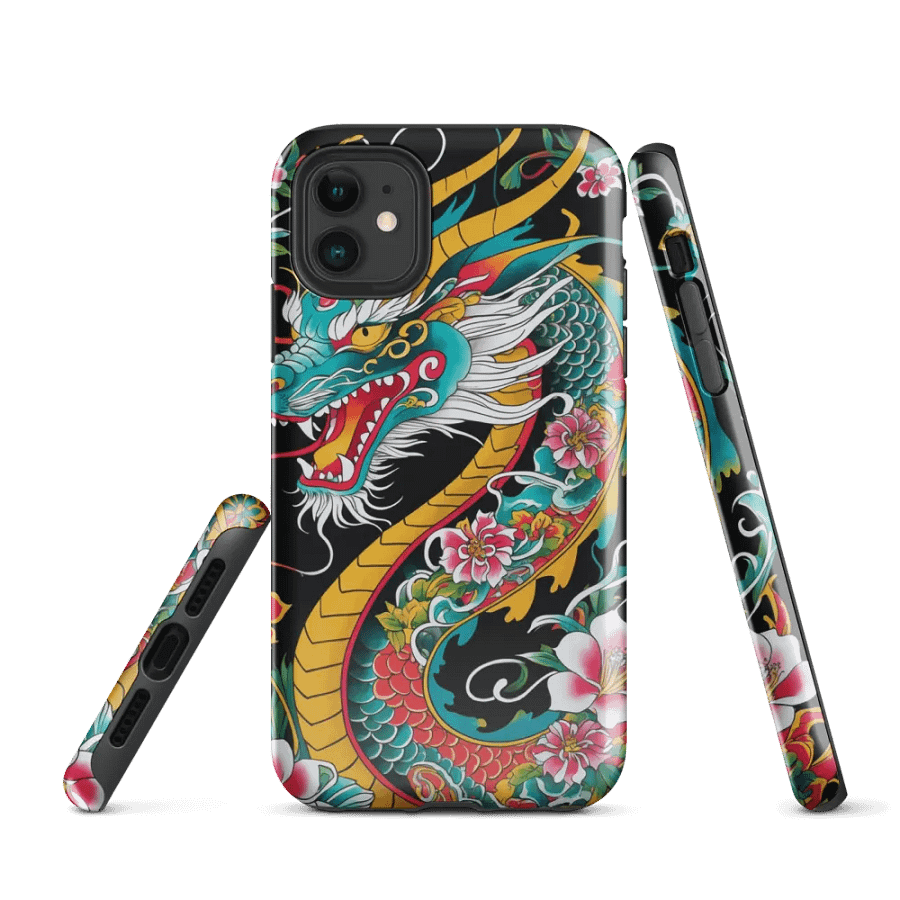 Dragon's Blossom Tough iPhone® Case product image (1)