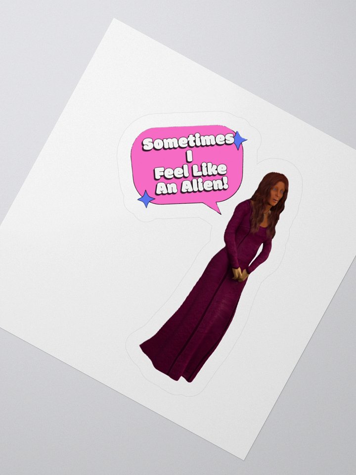 Feel Like An Alien Sticker product image (6)