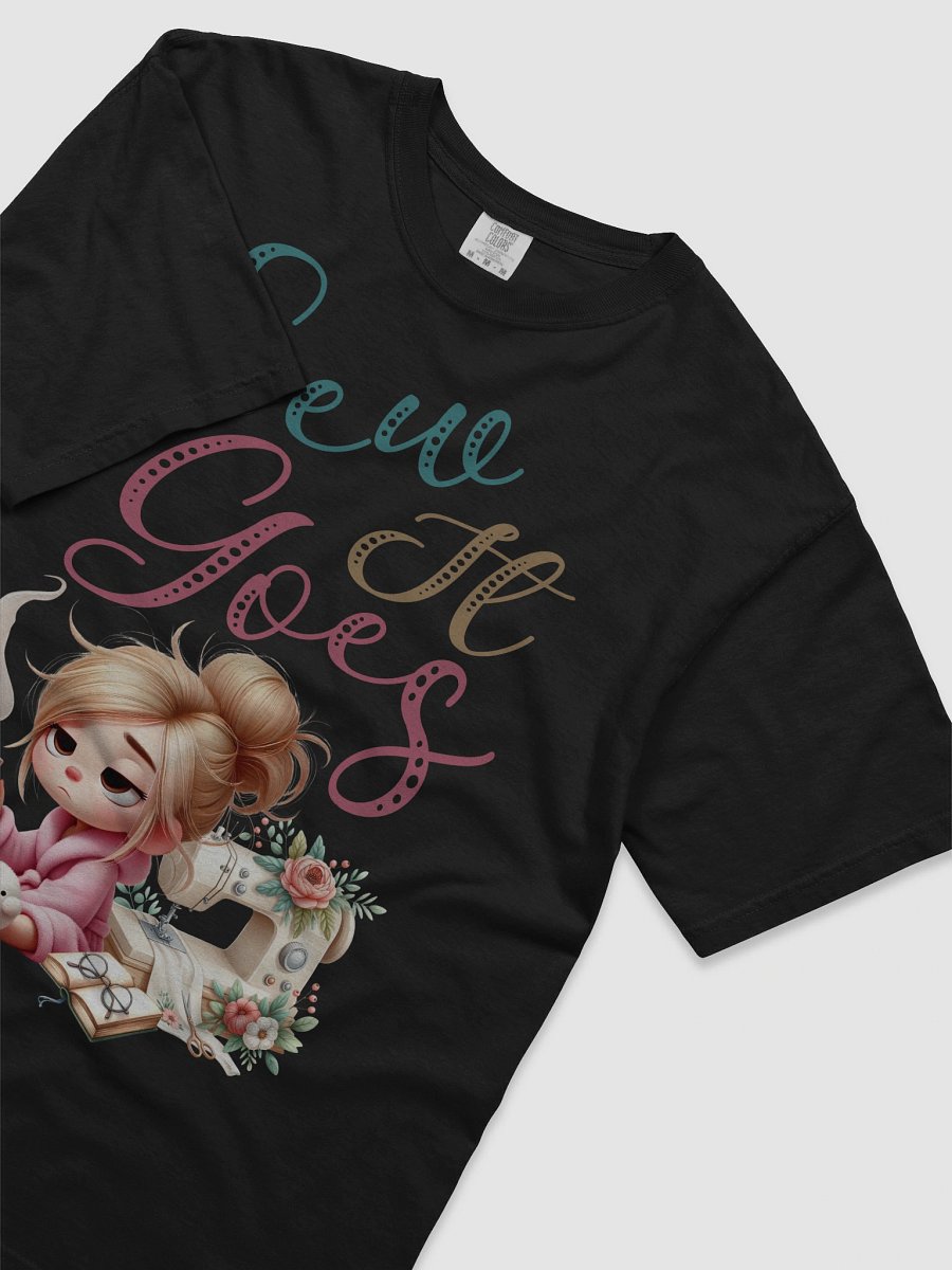Sew It Goes Cozy Coffee and Sewing T-Shirt product image (57)