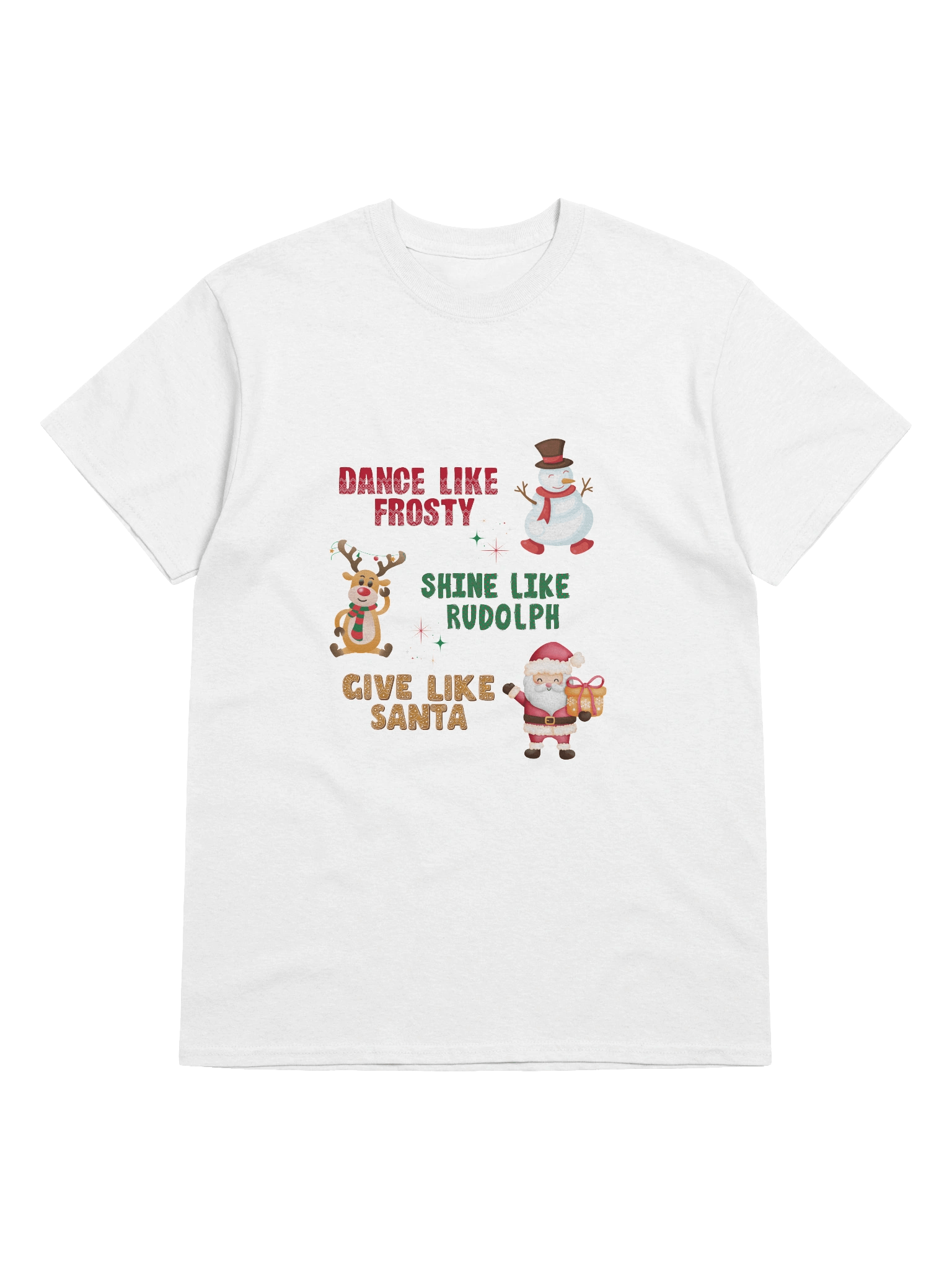 Frosty, Rudolph & Santa - UNISEX T-SHIRT product image (6)