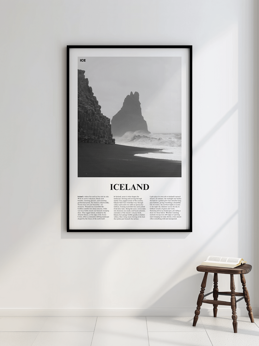 Iceland 01 Newspaper Poster product image (4)