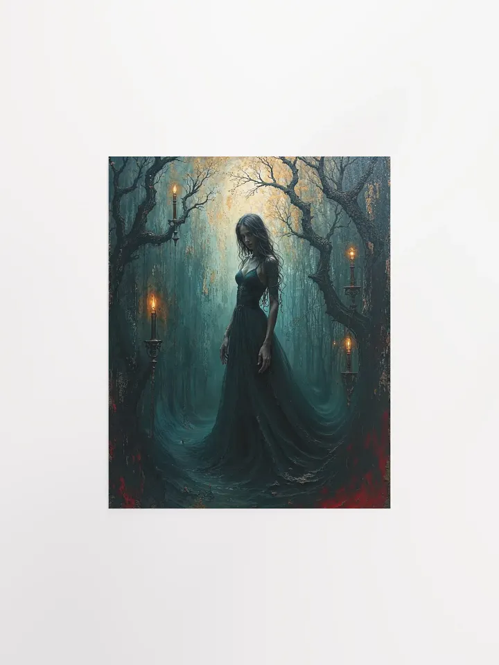Gothic Forest Witch Matte Poster product image (1)