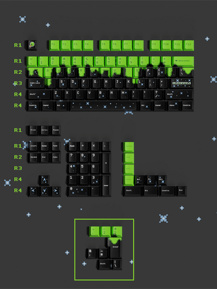 Slimy Keycap Set product image (2)