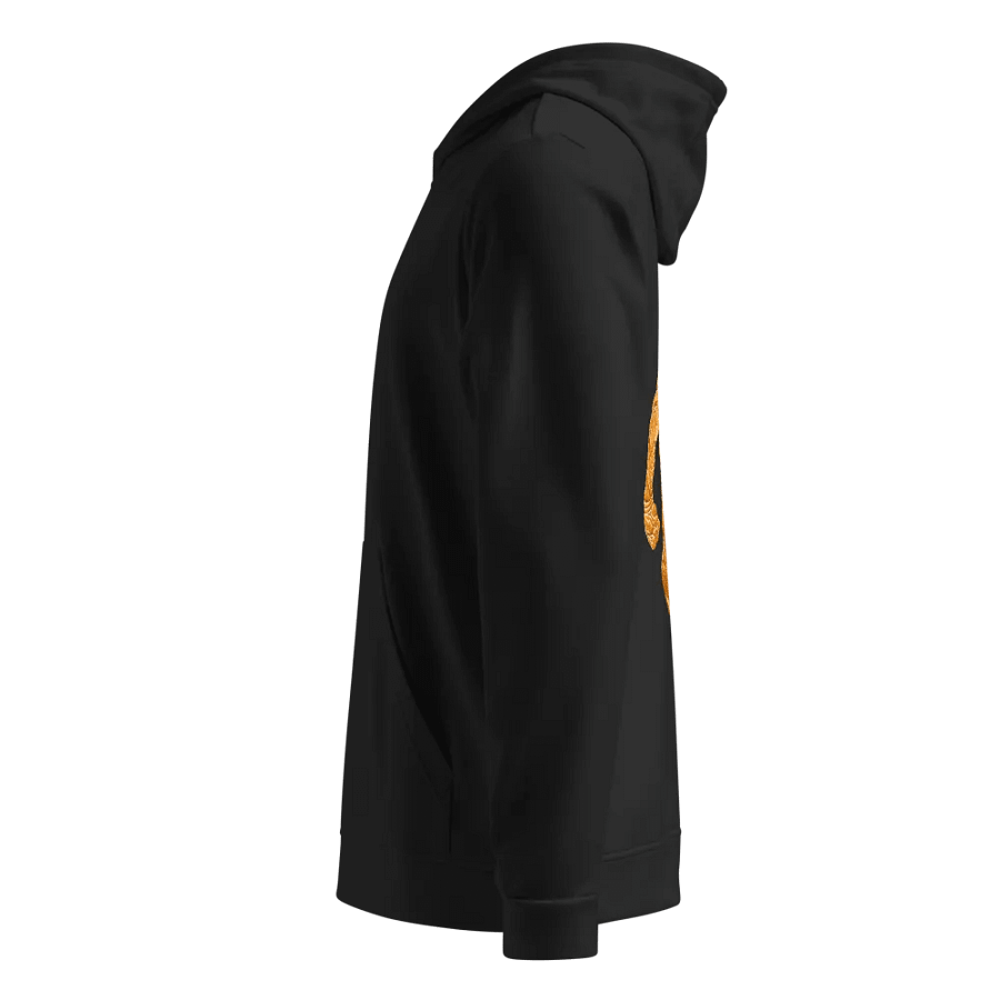 Orange Piccolo Fitness Hoodie Back product image (3)