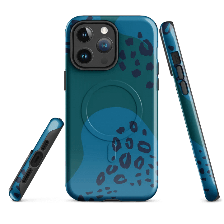 Teal Splotch MagSafe® Tough Case product image (4)