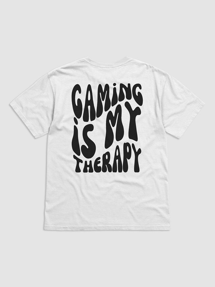 Gaming Is My Therapy T-Shirt (Black) product image (1)