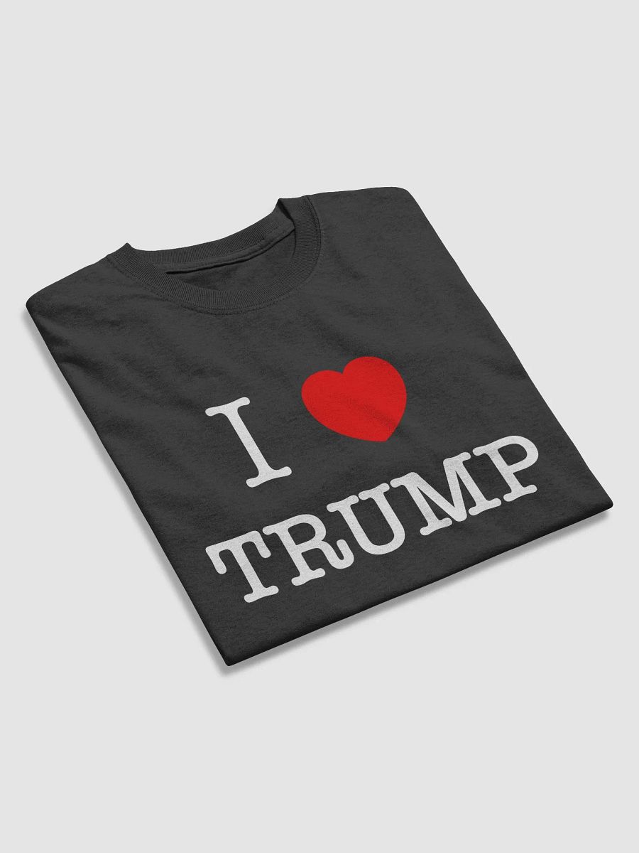 I Love Trump Black T Shirt product image (3)