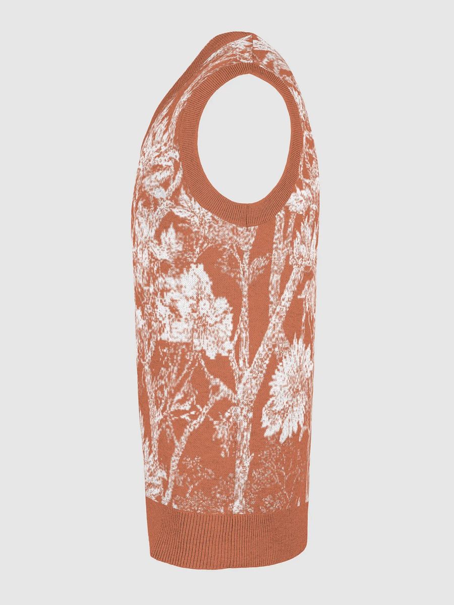 Floral Fusion Knitted V-Neck Vest product image (6)