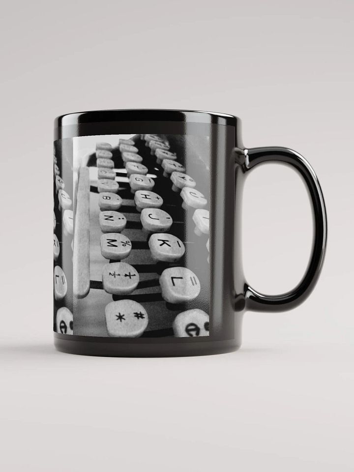 Typewriter Keys - Black & White - Mug product image (1)