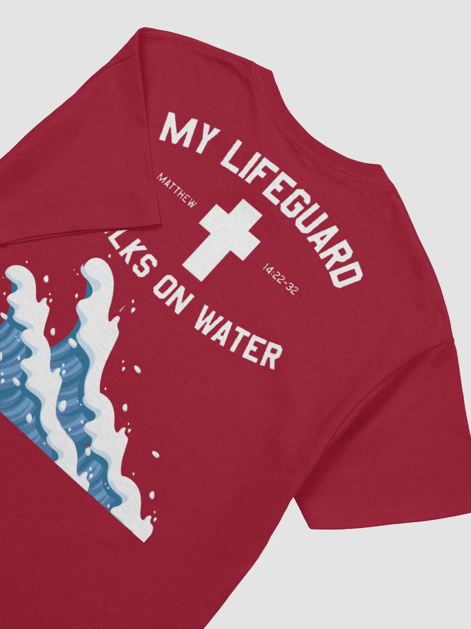 MY LIFEGUARD WALKS ON WATER T-SHIRT product image (8)