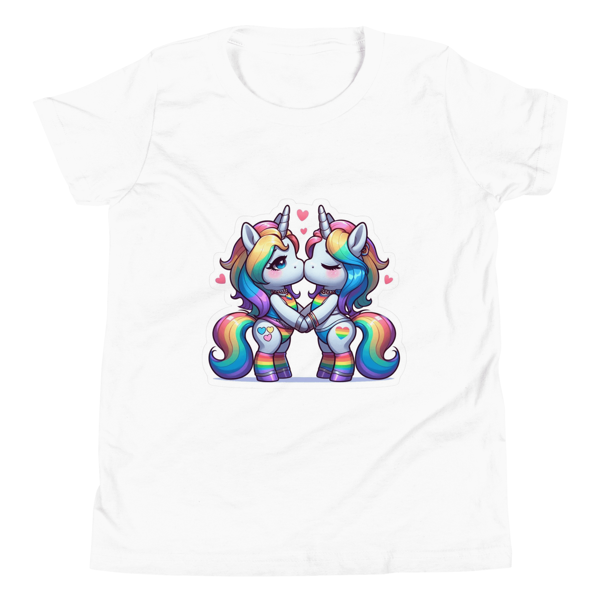 Rainbow Unicorn Kiss Youth T-Shirt product image (1)