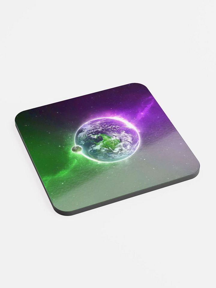 Green&Purple Space Coaster product image (2)