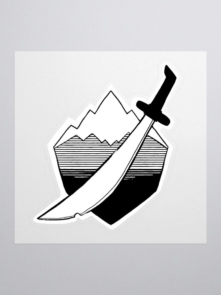 Ash-Kai Black & White Symbol Sticker product image (1)
