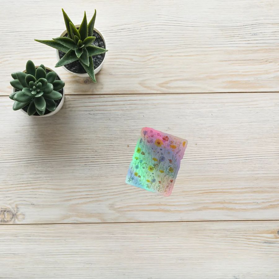Whimsical Garden Holographic Sticker Set product image (10)