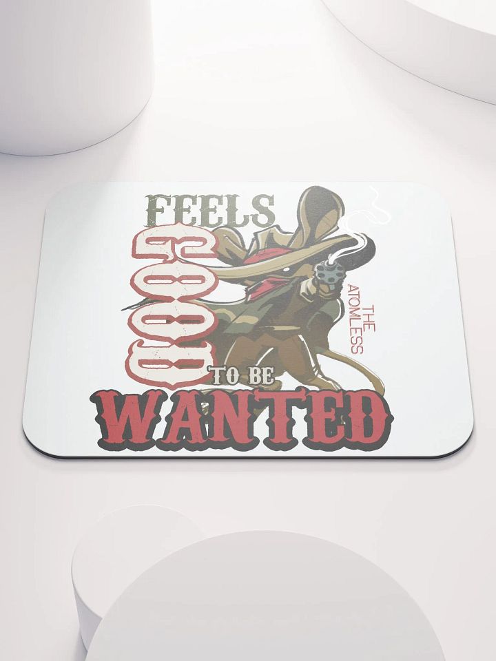 WANTED mouse pad product image (1)