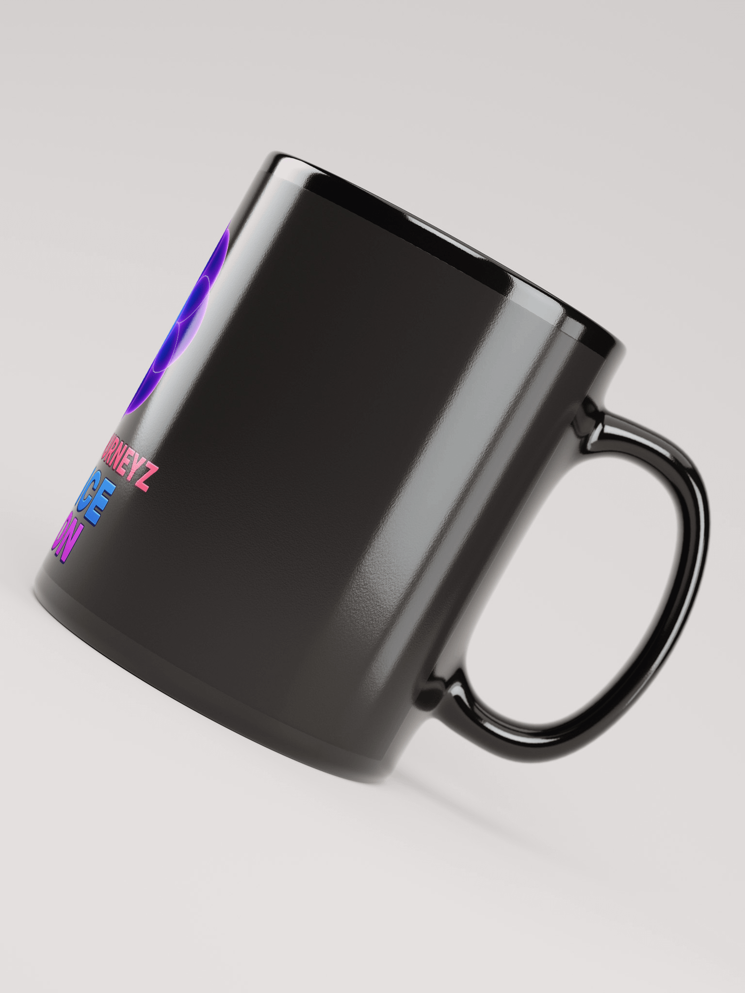 Trance Fusion Black Glossy Mug product image (4)