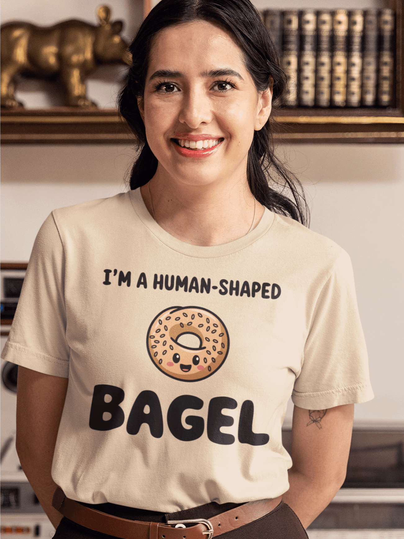 Human-Shaped Bagel T-Shirt - Unisex Fit product image (1)