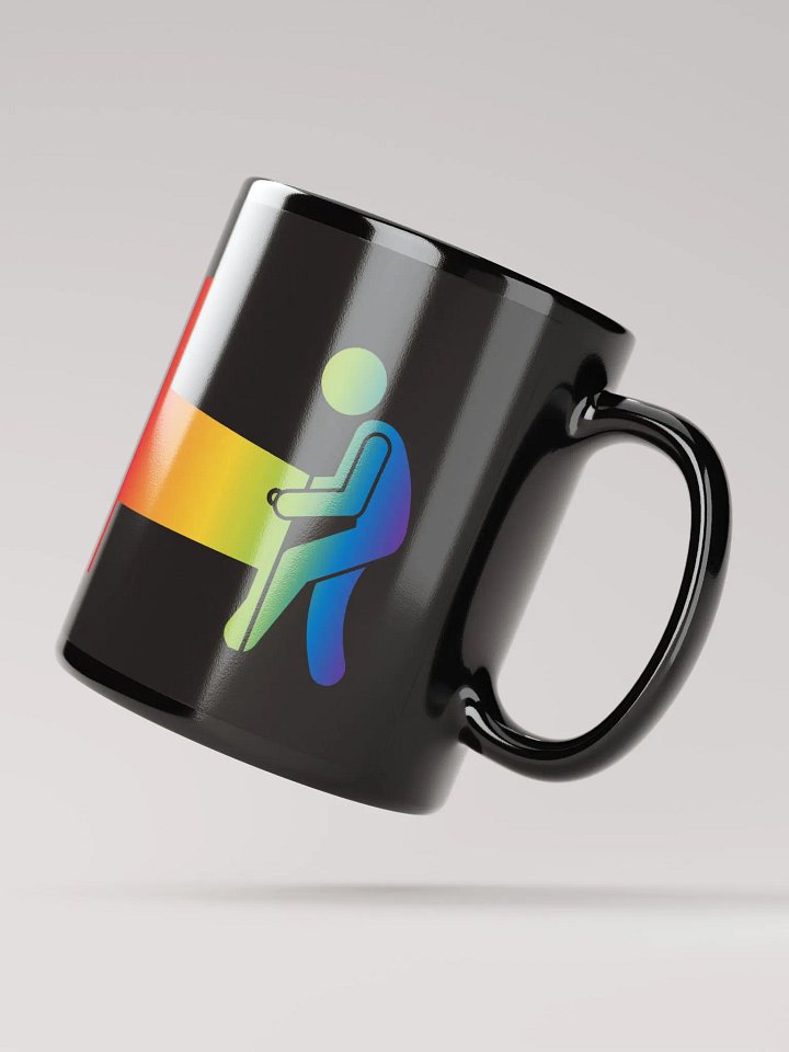 Black Rainbow Player Silhouette Mug product image (2)