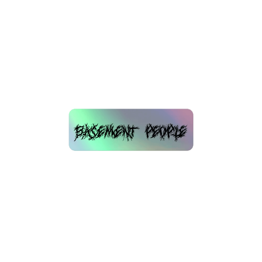 basement people F*CKIN METAL sticker product image (1)