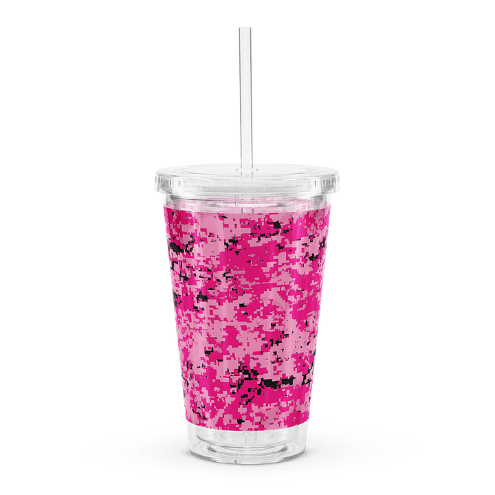 Pixelated Pink Camo Double Wall Tumbler product image (1)