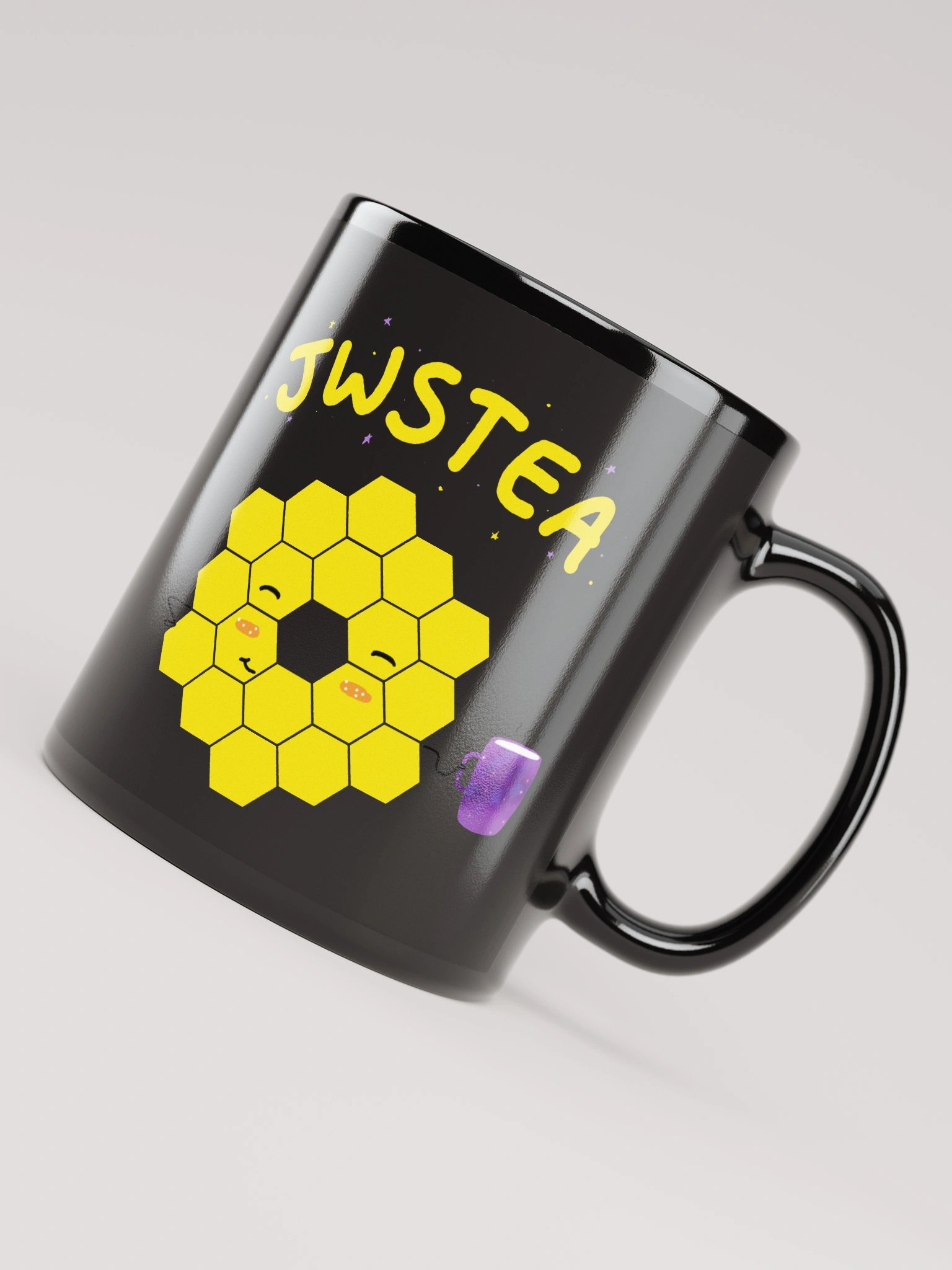 JWSTea Face Black Mug product image (8)