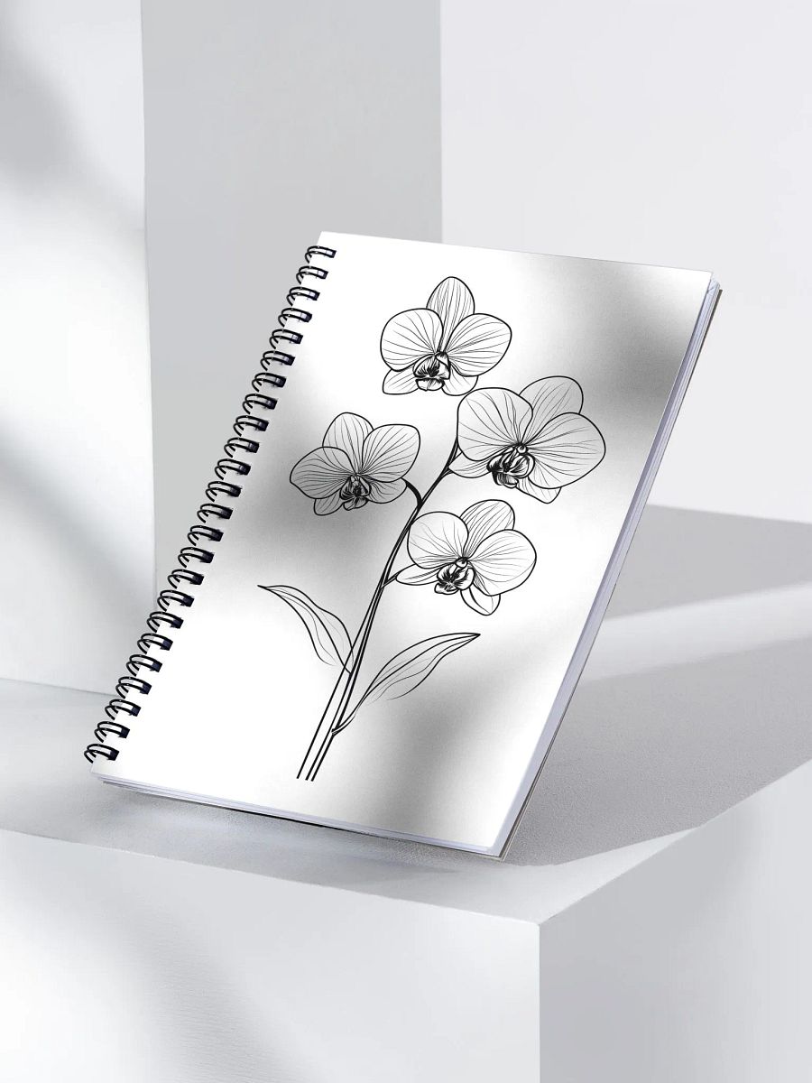 Orchid Spiral Notebook product image (3)