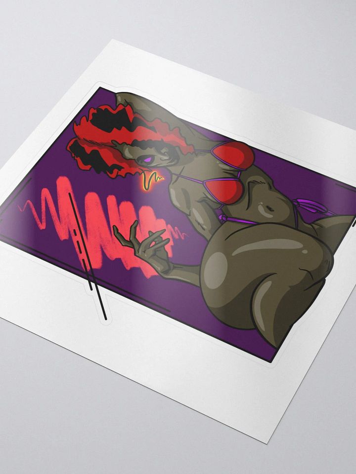 Krimson Dame Pose Sticker product image (2)
