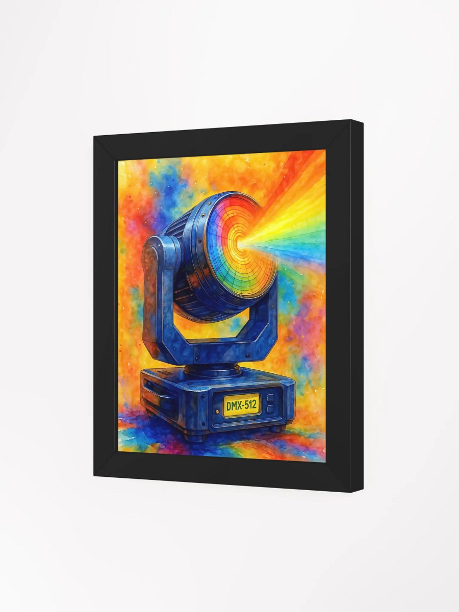 Theatrically Jerry: Fine Art "Watercolor Moving Head Light" Print product image (3)