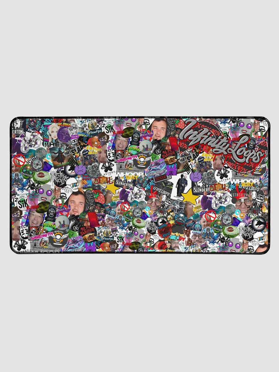 90%er Sticker Bomb XL Mouse Pad product image (1)