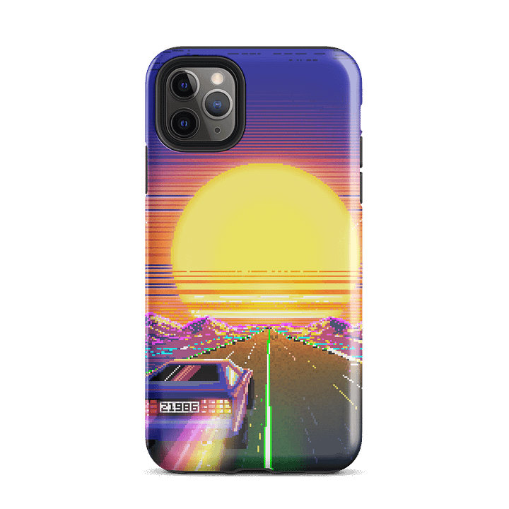 Synth City Super Sunset Tough Case product image (2)