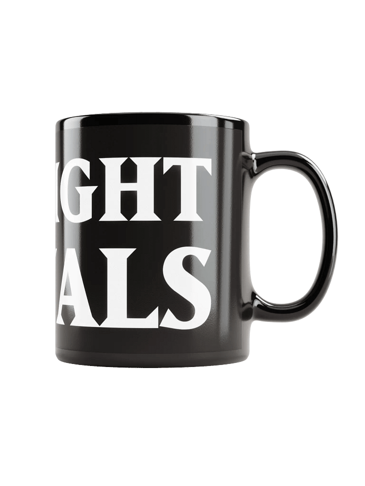 MIDNIGHT SIGNALS Black Glossy Mug product image (1)