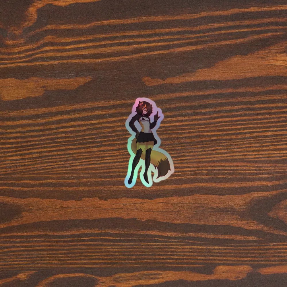 Kuro's Finger Holographic Sticker product image (3)