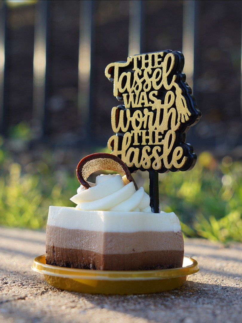 The Tassel Was Worth the Hassle - Graduation Topper - Laser Cut Design File product image (8)
