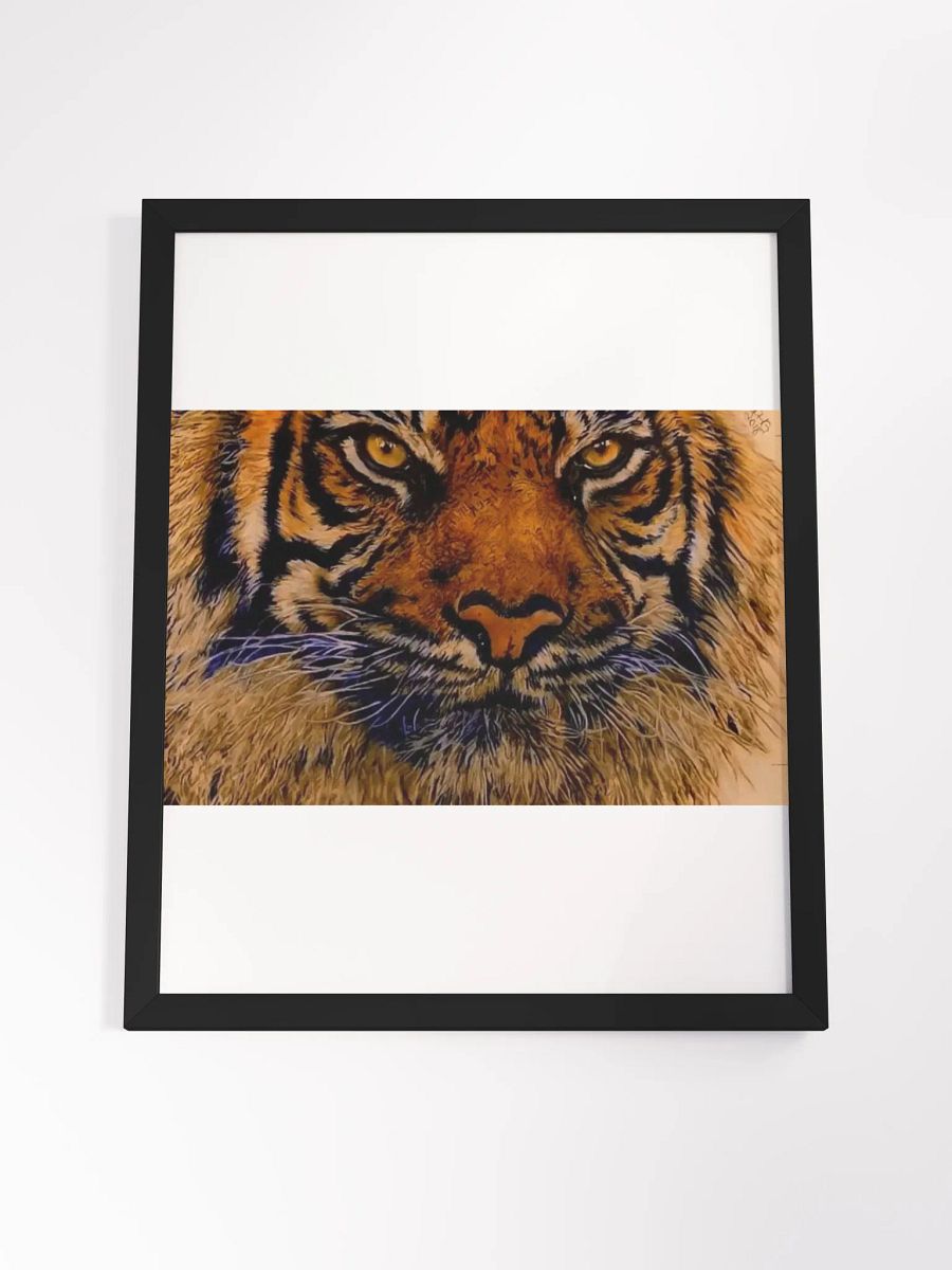 Tiger Colored Pencil Drawing Framed Print product image (13)