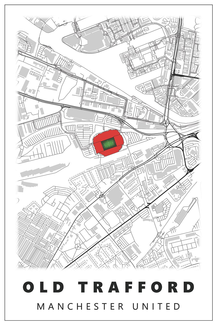Old Trafford Map - Manchester United product image (18)