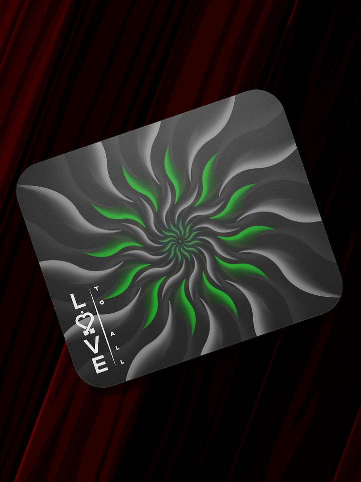 Green Mandala Small Mousepad product image (1)