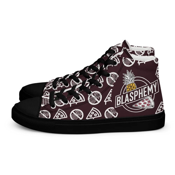 Blasphemy High Top Oxblood Black/Black Female product image (1)