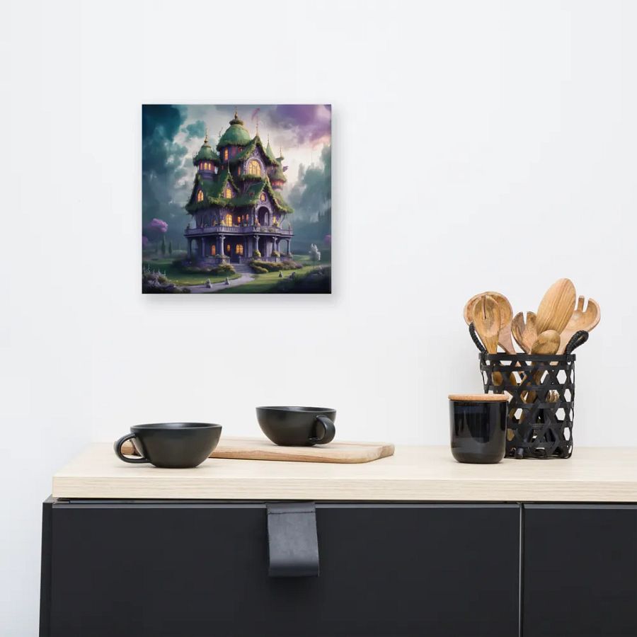 Watercolour Fairy House Art - v6 product image (8)